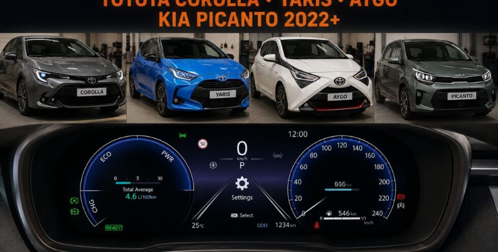 Επισκευή και ρυθμίσεις καντράν Toyota Corolla, Yaris, Aygo & Kia Picanto